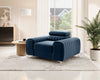 Luxuriöser Linuro Designersessel mit Verstellbarer Kopfstütze – Ergonomisch, Bequem, Stilvoll