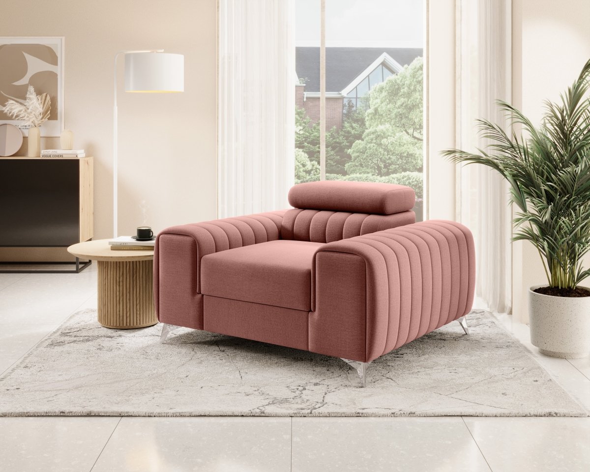 Luxuriöser Linuro Designersessel mit Verstellbarer Kopfstütze – Ergonomisch, Bequem, Stilvoll