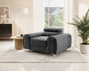 Luxuriöser Linuro Designersessel mit Verstellbarer Kopfstütze – Ergonomisch, Bequem, Stilvoll