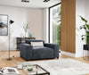 Eleganter Napoli Designer Sessel: Samtiger Komfort für Modernes Wohnzimmer Ambiente