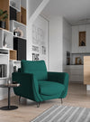 Eleganter Designer Sessel Selene Luxus Samtsessel für Modernes Wohnzimmer Komfort