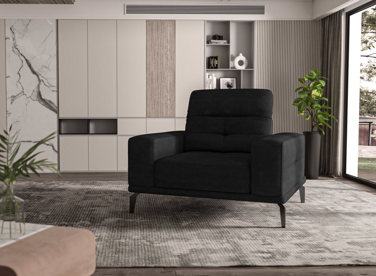 Luxuriöser Designer Sessel Thor: Verstellbare Kopf- & Rückenlehne für ultimativen Samt-Komfort