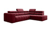 Luxuriöses Designer Sofa Aurora L mit Elektrischer Schlaffunktion, Kopfstützen & Stauraum