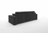 Cordario Designer Schlafsofa mit Stauraumfunktion, bequeme Eckcouch aus Cordstoff