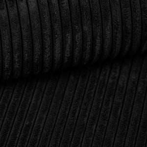 Cordario Designer Schlafsofa mit Stauraumfunktion, bequeme Eckcouch aus Cordstoff