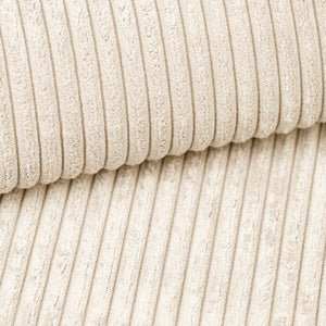 Cordario Designer Schlafsofa mit Stauraumfunktion, bequeme Eckcouch aus Cordstoff