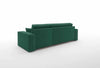 Cordario Designer Schlafsofa mit Stauraumfunktion, bequeme Eckcouch aus Cordstoff