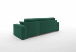Lade das Bild in den Galerie-Viewer, Cordario Designer Schlafsofa mit Stauraumfunktion, bequeme Eckcouch aus Cordstoff
