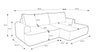 Luxuriöses Designer Sofa Luma: Multifunktionales Ecksofa mit Stauraum & Schlaffunktion