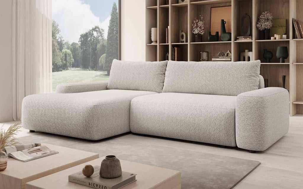 Luma Designer Ecksofa: Multifunktionales Schlafsofa mit Praktischem Stauraum und Komfort