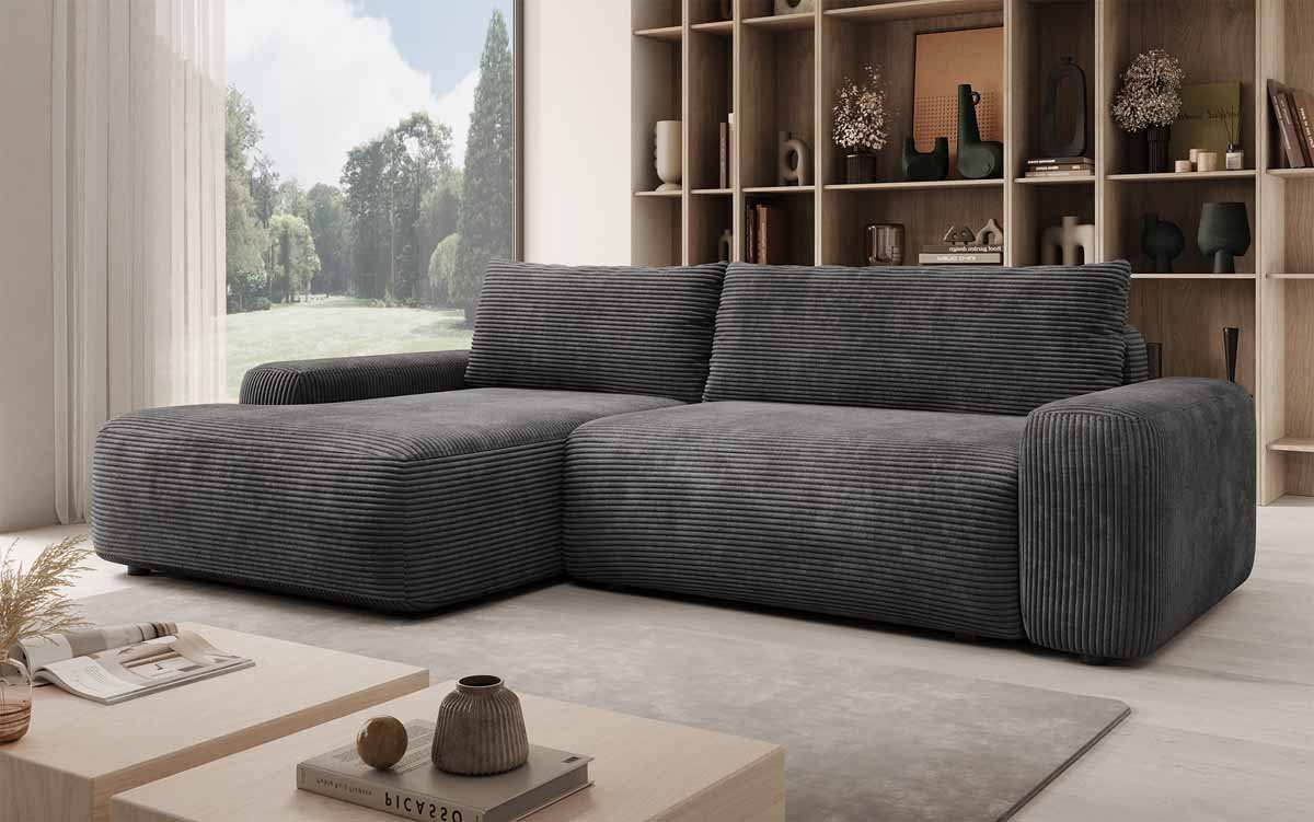 Luma Designer Ecksofa: Multifunktionales Schlafsofa mit Praktischem Stauraum und Komfort