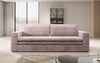 Luxuriöses Designer Cord Sofa Tilo mit Schlaf- und Klappfunktion, Stauraum-Option