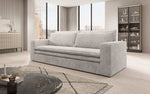 Lade das Bild in den Galerie-Viewer, Luxuriöses Designer Cord Sofa Tilo mit Schlaf- und Klappfunktion, Stauraum-Option
