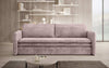 Tilo Slim Designer Cord Schlafsofa mit Klappfunktion und Integriertem Stauraum