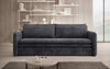 Tilo Slim Designer Cord Schlafsofa mit Klappfunktion und Integriertem Stauraum