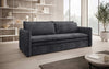 Tilo Slim Designer Cord Schlafsofa mit Klappfunktion und Integriertem Stauraum