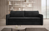 Tilo Slim Designer Cord Schlafsofa mit Klappfunktion und Integriertem Stauraum