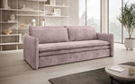 Lade das Bild in den Galerie-Viewer, Tilo Slim Designer Cord Schlafsofa mit Klappfunktion und Integriertem Stauraum

