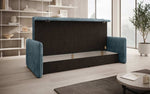 Lade das Bild in den Galerie-Viewer, Tilo Slim Designer Cord Schlafsofa mit Klappfunktion und Integriertem Stauraum
