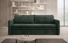 Tilo Slim Designer Cord Schlafsofa mit Klappfunktion und Integriertem Stauraum