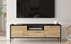 Modernes Designer TV-Lowboard Cortino mit Stauraum, Eiche/Anthrazit, Elegantes Wohnzimmer Sideboard