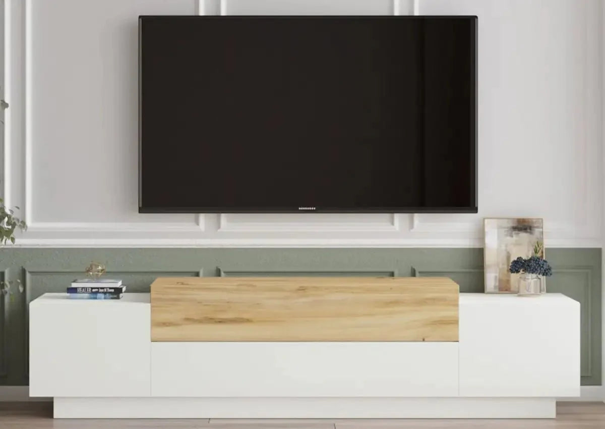 Elegantes Designer TV Lowboard Merlara mit viel Stauraum und modernem Stil