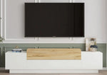 Lade das Bild in den Galerie-Viewer, Elegantes Designer TV Lowboard Merlara mit viel Stauraum und modernem Stil
