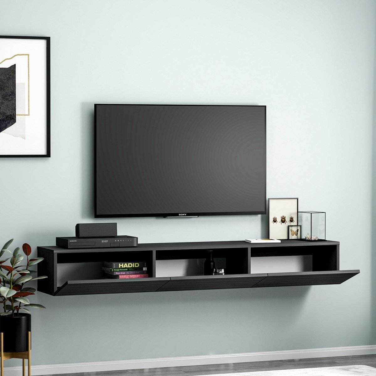 Elegantes Designer TV-Lowboard Verilo 180cm Modern Robust mit Viel Stauraum