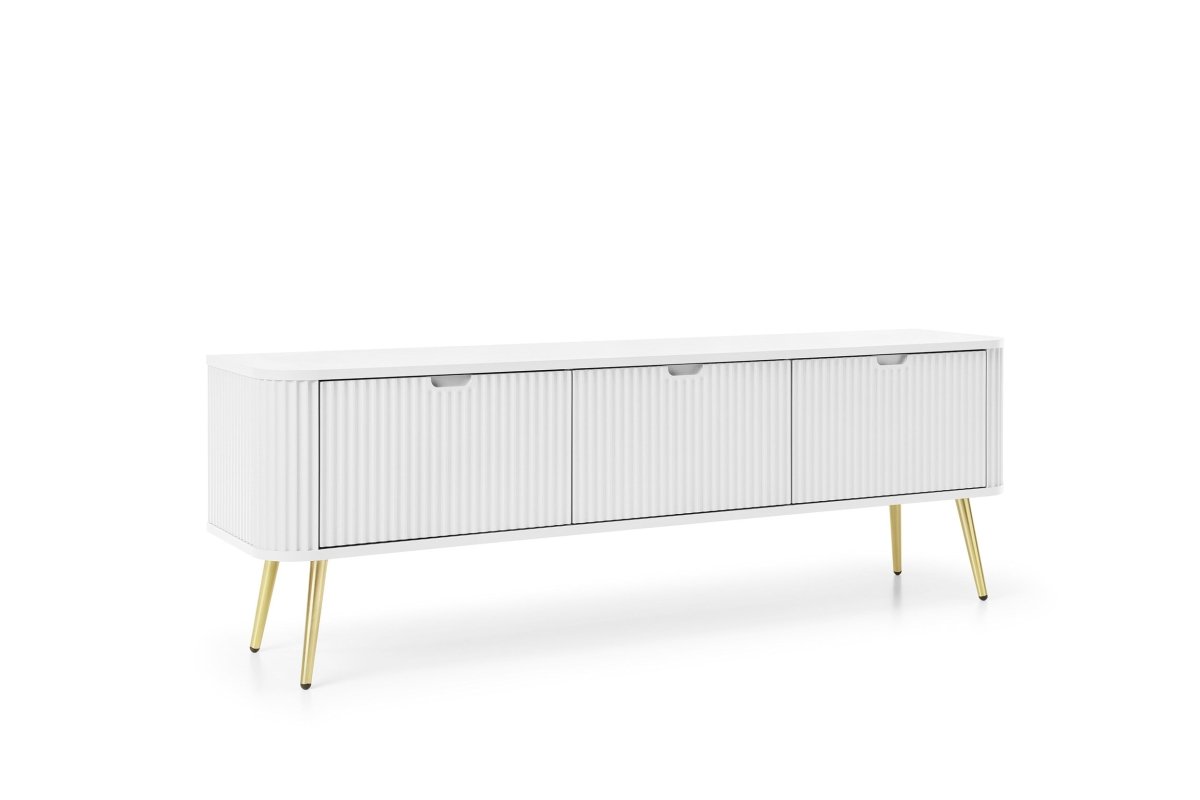 Elegantes Designer TV Lowboard Zelo: Modernes Medienmöbel für Ihr Wohnzimmer