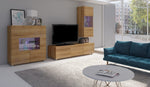 Lade das Bild in den Galerie-Viewer, Elegante Carlos Designer Wohnwand mit LED-Beleuchtung für Modernes Wohnzimmer
