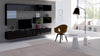 Cezanne Designer Wohnwand: Moderne LED TV-Möbel mit Push-to-Open & Anpassbaren Farben