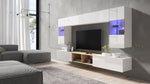 Lade das Bild in den Galerie-Viewer, Elegante Designer Wohnwand Picasso mit Integrierter LED-Beleuchtung für Modernes Wohnzimmer
