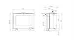 Lade das Bild in den Galerie-Viewer, Aduro 15-3 Hängender Holzofen: Elegantes Design, 9 kW Leistung, Effizient Heizen
