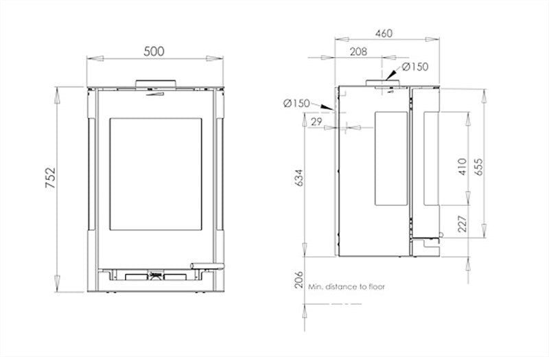 Aduro 9-4 Holzofen: Effizienter, moderner Konvektionsofen mit Aduro-tronic System
