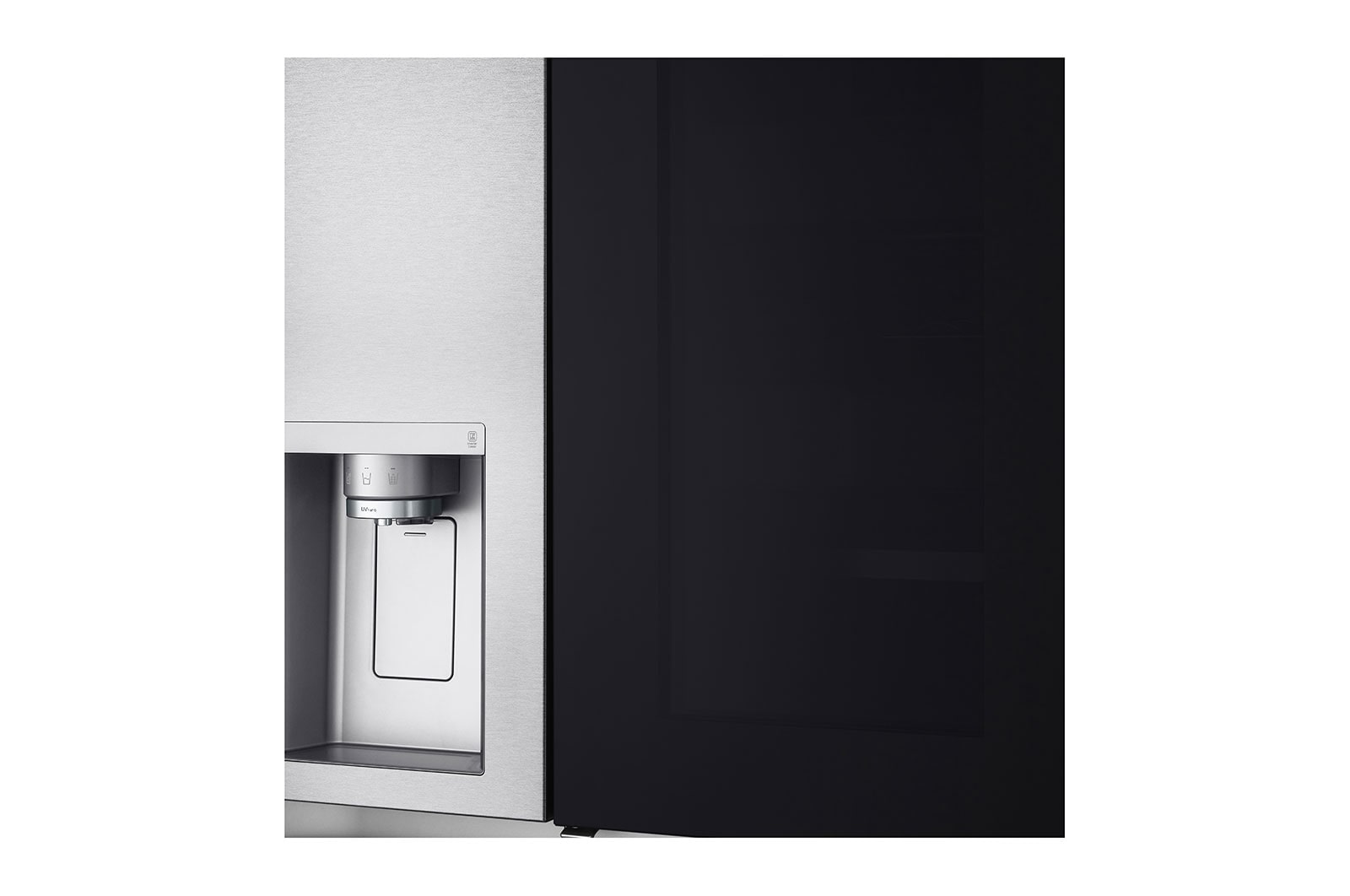 LG InstaView Side-by-Side Kühlschrank Door-in-Door, Eis- & Wasserspender, 628L Smart Inverter
