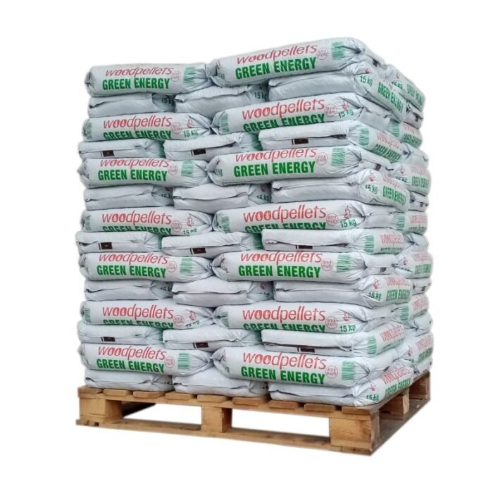 Green Energy Holzpellets Palette 65 Stück à 15 kg – Hohe Energie