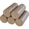 100% Hartholz Komprimierte Brennholzscheite 1040kg Palette – 91mm Durchmesser, 28cm Länge
