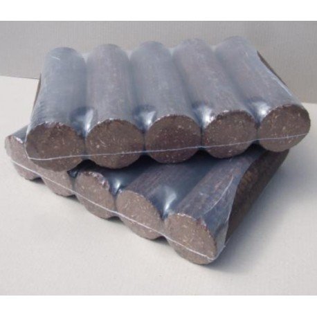 Natürliche Nacht-Feuerholz-Bûche, kompakte Brennstoff-Loge, 100% Bio, lange Glut