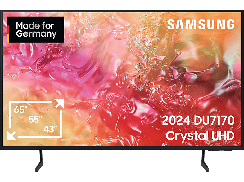 Samsung GU50DU7170U Smart LED TV: Brillantes 4K UHD Tizen Flachbild, 50 Zoll