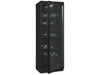 EXQUISIT GKS350-1-GT-280D Glastürkühlschrank 320L Schwarz Stilvoll Geräumig Energieeffizienz