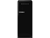 SMEG FAB28RBL5 1‑Tür Kühlschrank 153 cm Hoch Schwarz 50er‑Style