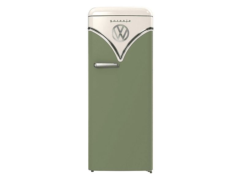 Gorenje OBRB 615 DOL VW Bulli Retro Kühlschrank in Olive
