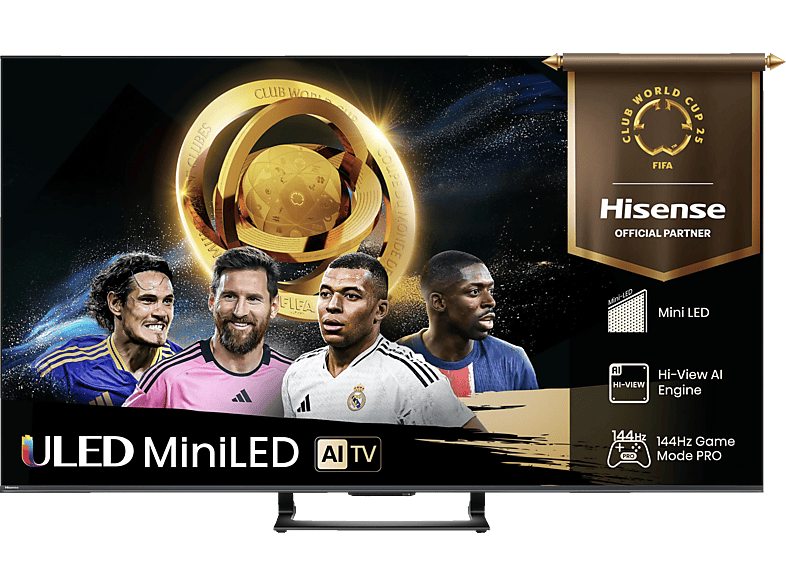 Hisense ULED 55U7Q: 55 Zoll 4K Mini LED Smart-TV für Gaming
