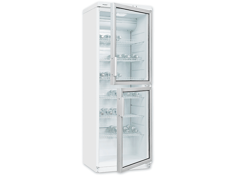 Exquisit GKS350-2 GT 280D Weißer Getränkekühlschrank 320L Freistehend
