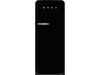 SMEG FAB28RDBLM5 1530mm Kühlschrank Schwarz – Retro Design, 270L, 50er Stil