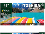 Lade das Bild in den Galerie-Viewer, Toshiba 43UV2363DG 43 Zoll 4K UHD Smart LED TV VIDAA
