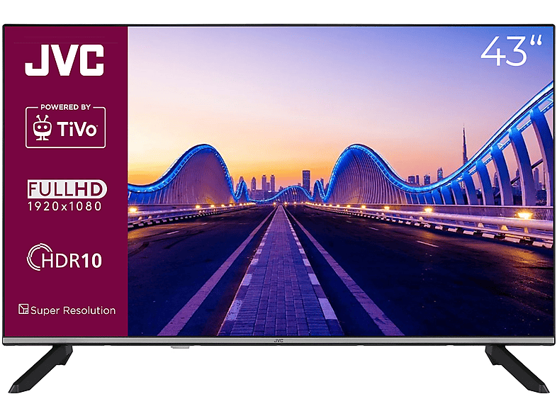 JVC LT-43VF7555 43 Zoll Full HD LED Smart TV TiVo HDR Triple-Tuner