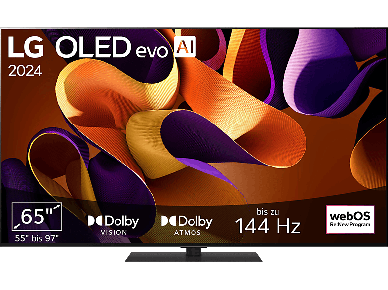 LG OLED evo G4 65 Zoll 4K Smart TV für ultimatives Heimkino-Erlebnis
