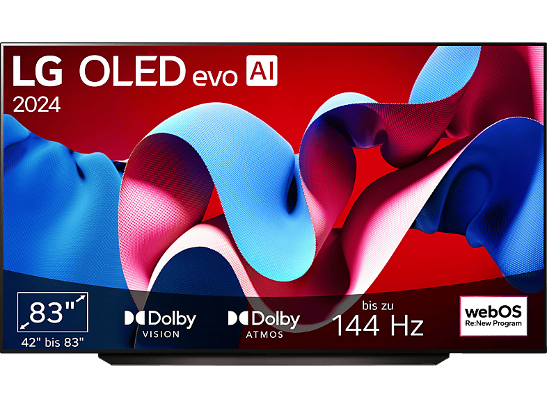 LG OLED83C43LA 83‑Zoll OLED evo Smart TV mit Ultra‑Slim Design