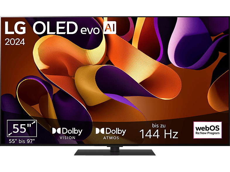 LG OLED55G49LS 55‑Zoll 4K OLED‑evo Smart TV mit webOS 24
